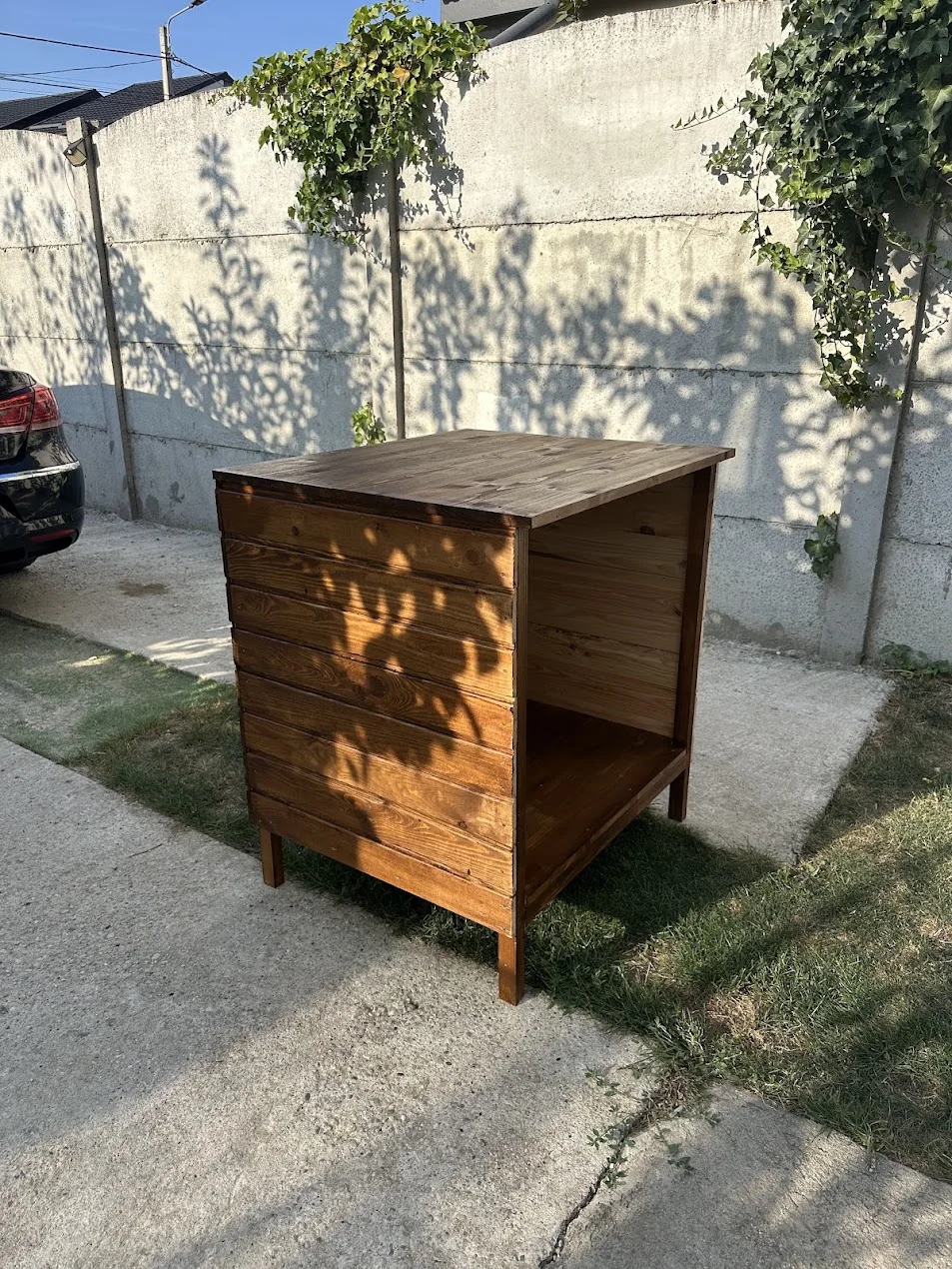 Rafturi din lemn pentru legume și fructe, fotografia 15 din 16
